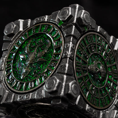 Masters Dice Relic #003 – Hell & Halo | 7 -in-1 Spinner Metal Dice