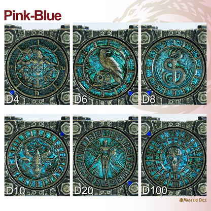 Masters Dice Relic #003 – Hell & Halo | 7 -in-1 Spinner Metal Dice