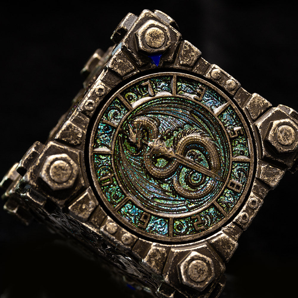 Masters Dice Relic #003 – Hell & Halo | 7 -in-1 Spinner Metal Dice