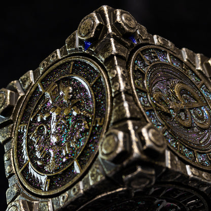 Masters Dice Relic #003 – Hell & Halo | 7 -in-1 Spinner Metal Dice