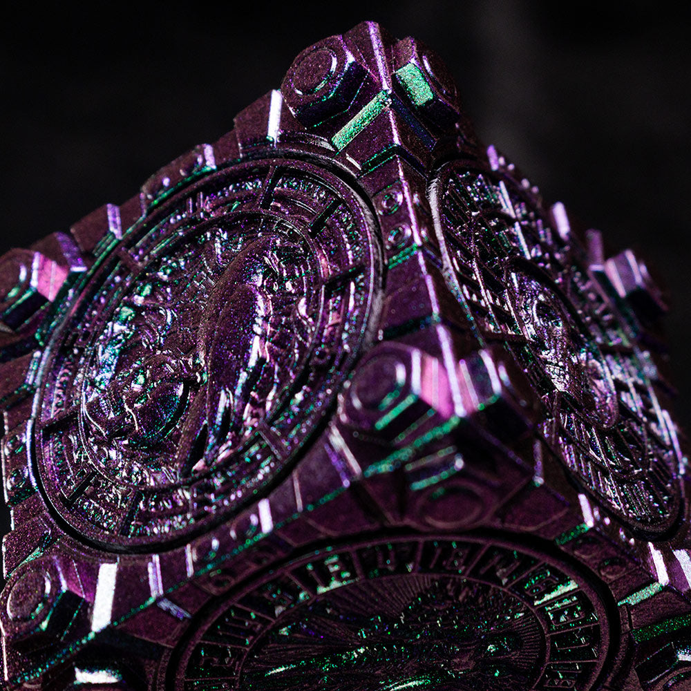 Masters Dice Relic #003 – Hell & Halo | 7 -in-1 Spinner Metal Dice