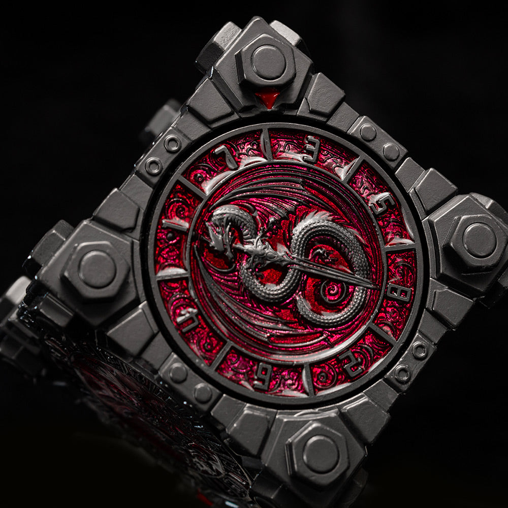 Masters Dice Relic #003 – Hell & Halo | 7 -in-1 Spinner Metal Dice