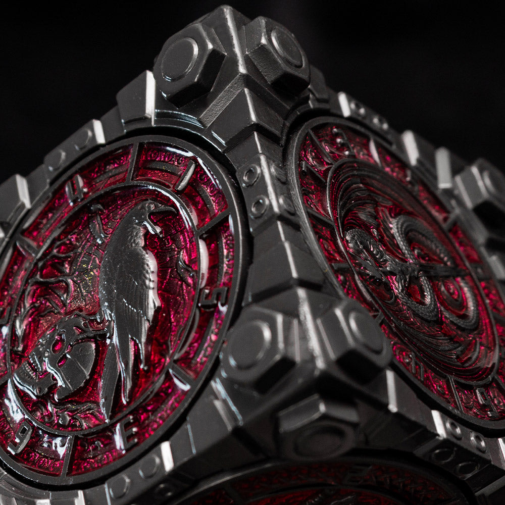 Masters Dice Relic #003 – Hell & Halo | 7 -in-1 Spinner Metal Dice