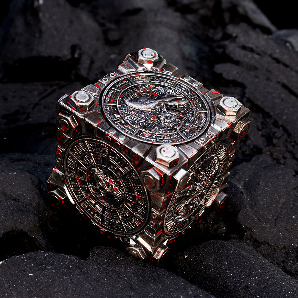 Masters Dice Relic #003 – Hell & Halo | 7 -in-1 Spinner Metal Dice