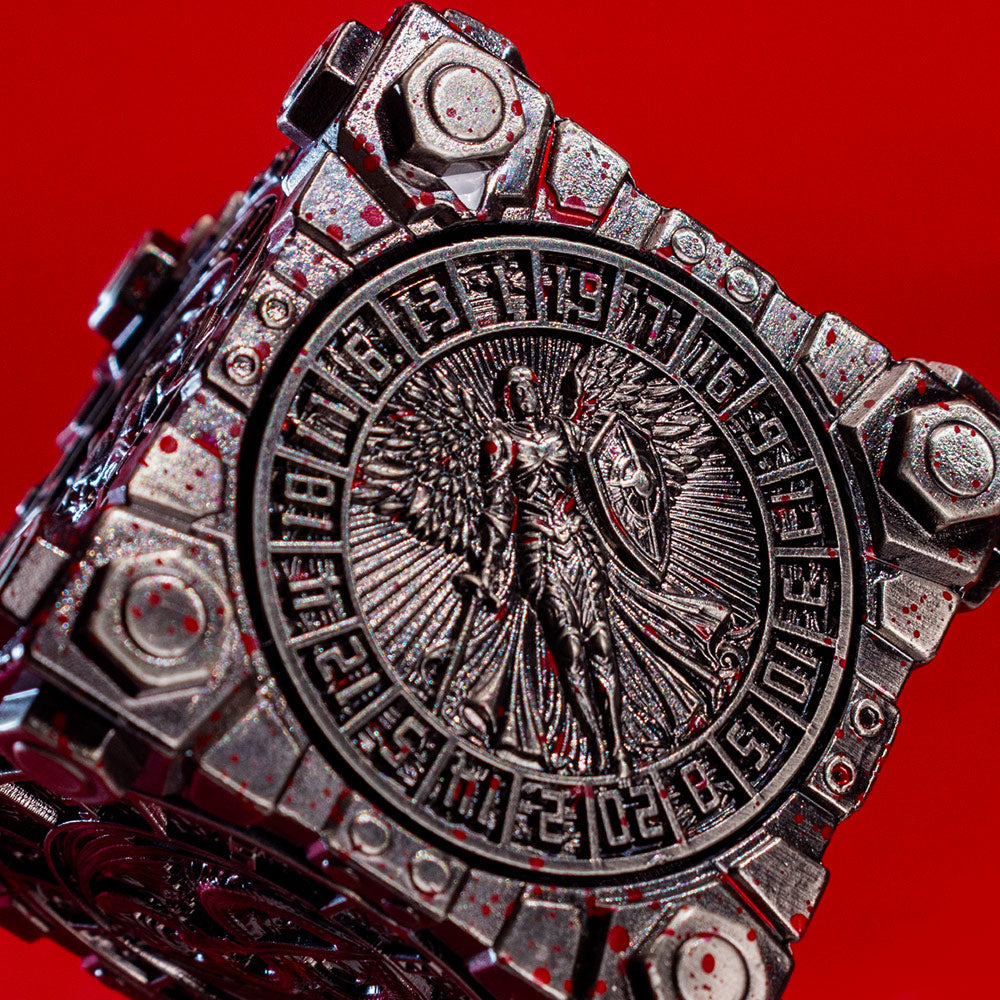 Masters Dice Relic #003 – Hell & Halo | 7 -in-1 Spinner Metal Dice