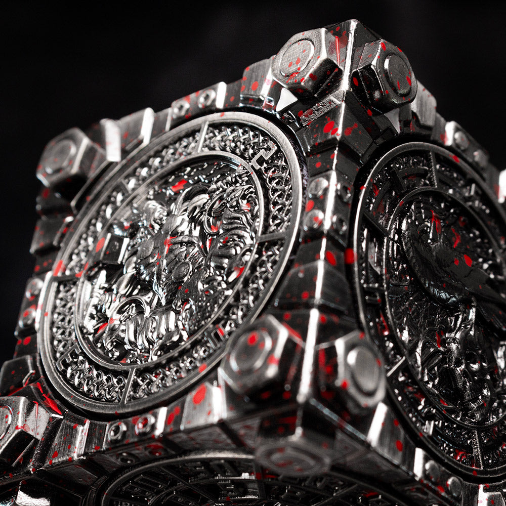 Masters Dice Relic #003 – Hell & Halo | 7 -in-1 Spinner Metal Dice