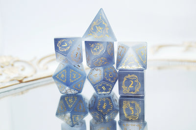 Grey Cat'S Eye Dice Old Seal Jewel COC Dungeons & Dragons Dnd Warhammer Dice TRPG - Masters Dice