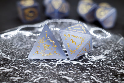 Grey Cat'S Eye Dice Old Seal Jewel COC Dungeons & Dragons Dnd Warhammer Dice TRPG - Masters Dice