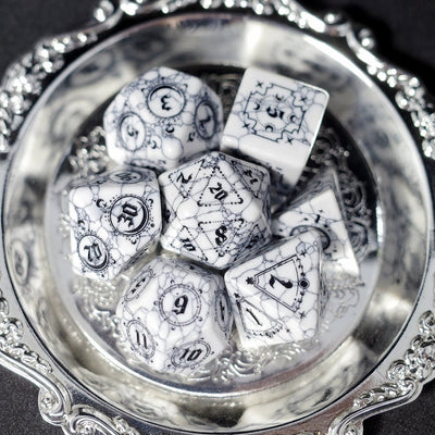 Turquoise Dice Synthetic Gemstone COC Dungeons & Dragons Dnd Warhammer Dice TRPG - Masters Dice