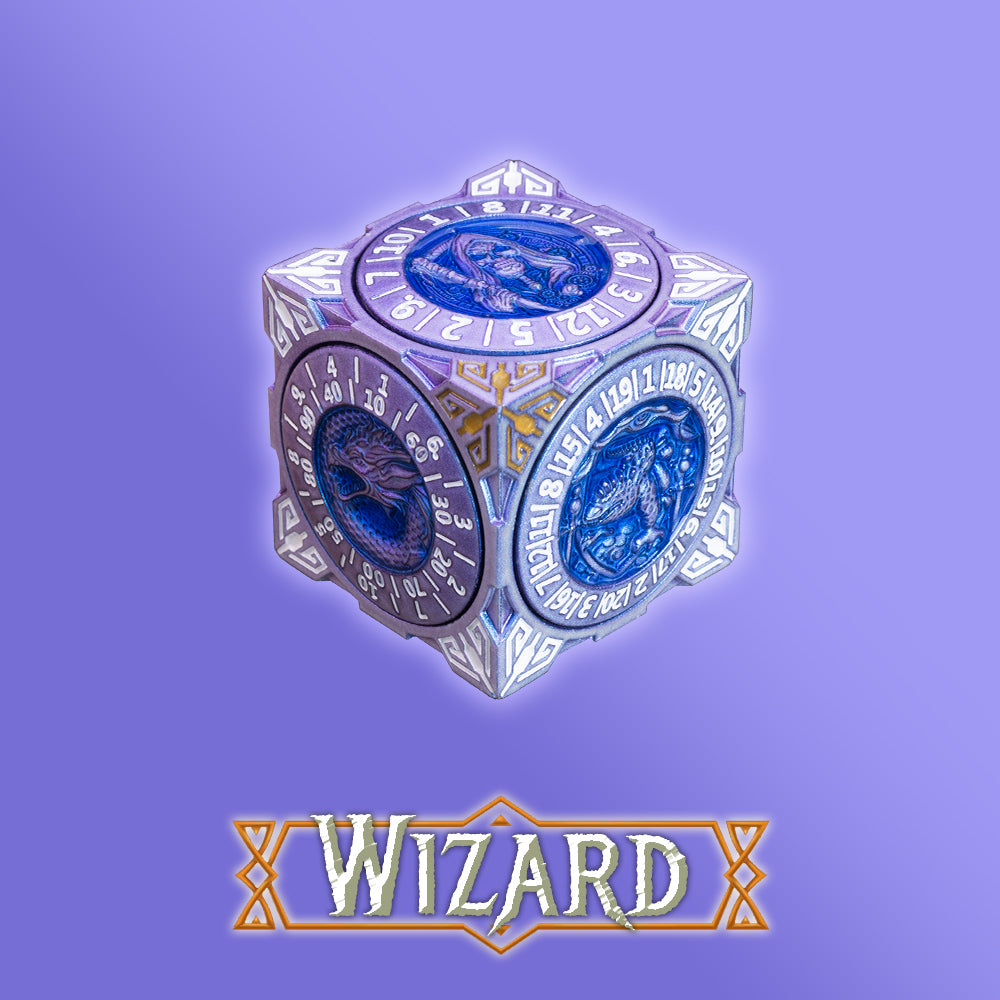 Masters Dice Relic #000 – Class Legacy Spinner | 7 -in-1 Dual-Spinner Metal Dice