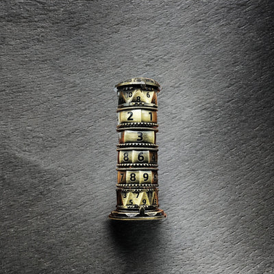 Bronze Relic Cipher Antique Bronze Cylinder 7 In 1 - Masters Dice