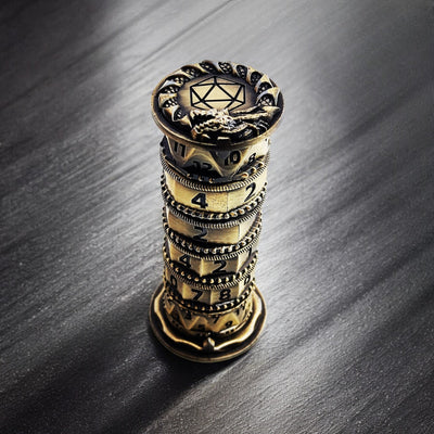 Bronze Relic Cipher Antique Bronze Cylinder 7 In 1 - Masters Dice