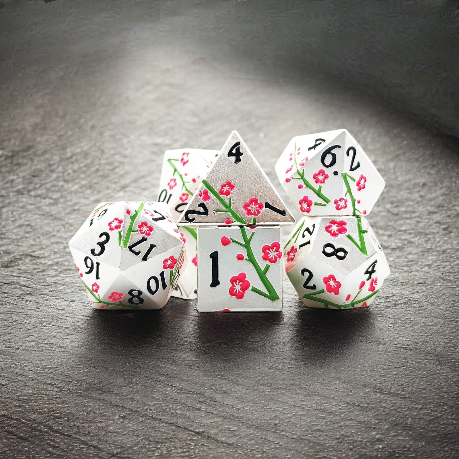Cherry Snow Dnd D&d Dice Set - Masters Dice