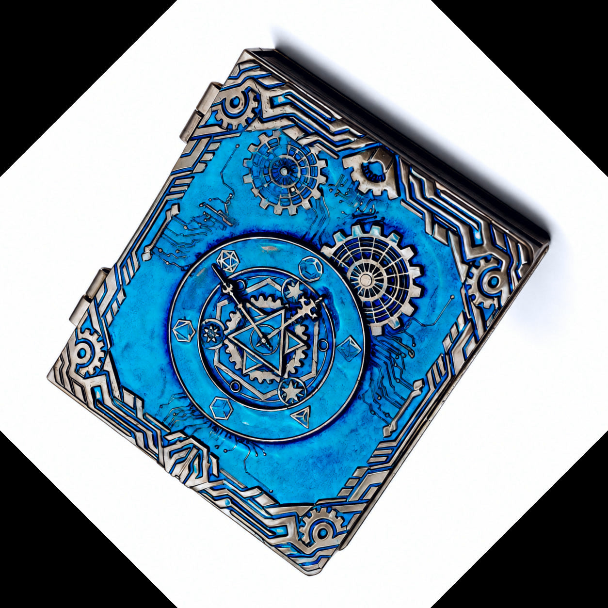 Codex Pearl Blue: mechanical dial detail