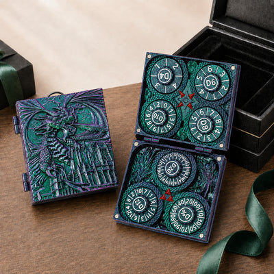Codex Metal Dice Spinner – Pocket Fidget & Collectible Gift