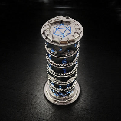 Frost Cipher Black And Blue Cylinder 7 In 1 - Masters Dice