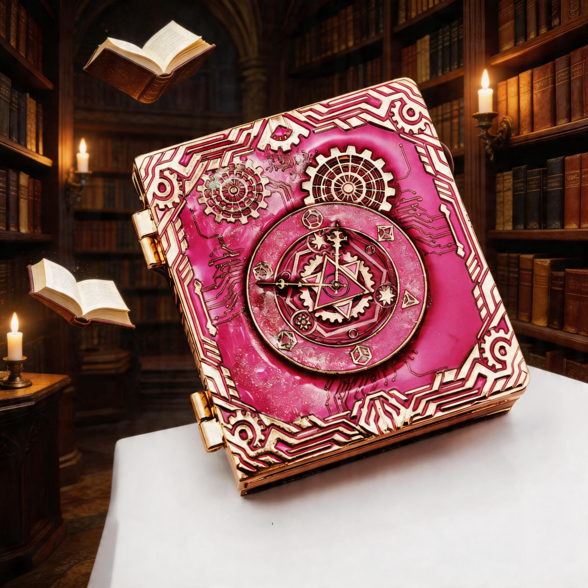[NEW] Masters Dice Codex #002 – Grimoire | 7-in-1 Pocket Spinner DND Dice Set