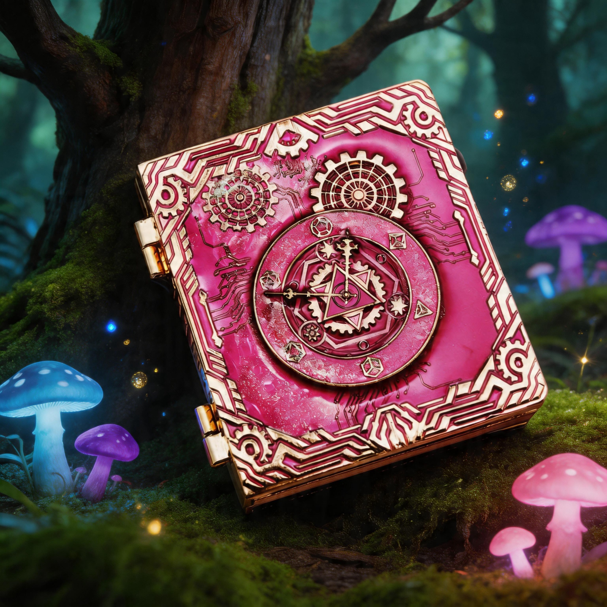 Masters Dice Codex #002 – Grimoire | 7-in-1 Pocket Spinner DND Dice Set