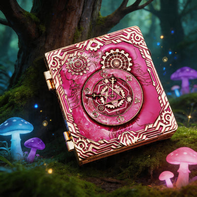 Masters Dice Codex #002 – Grimoire | 7-in-1 Pocket Spinner DND Dice Set
