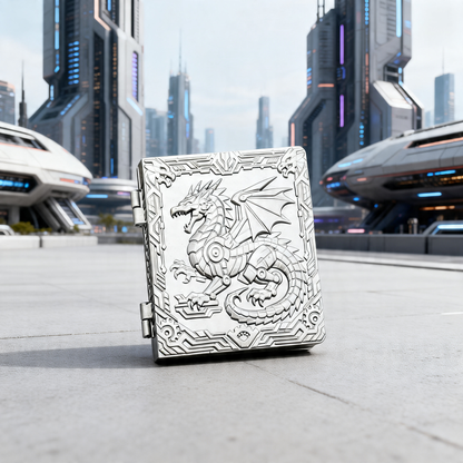 [NEW] Masters Dice Codex #002 – Grimoire | 7-in-1 Pocket Spinner DND Dice Set