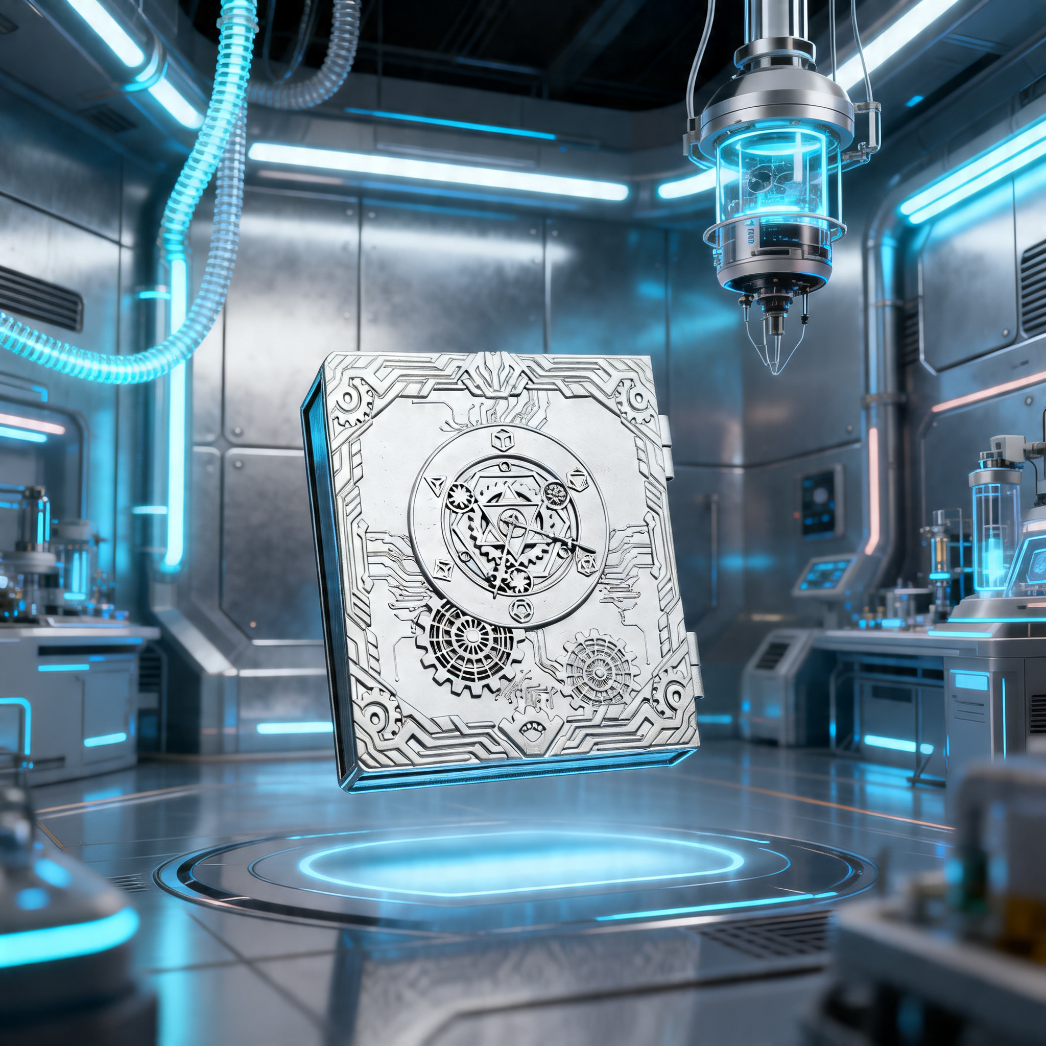 Masters Dice Codex #002 – Grimoire | 7-in-1 Pocket Spinner DND Dice Set