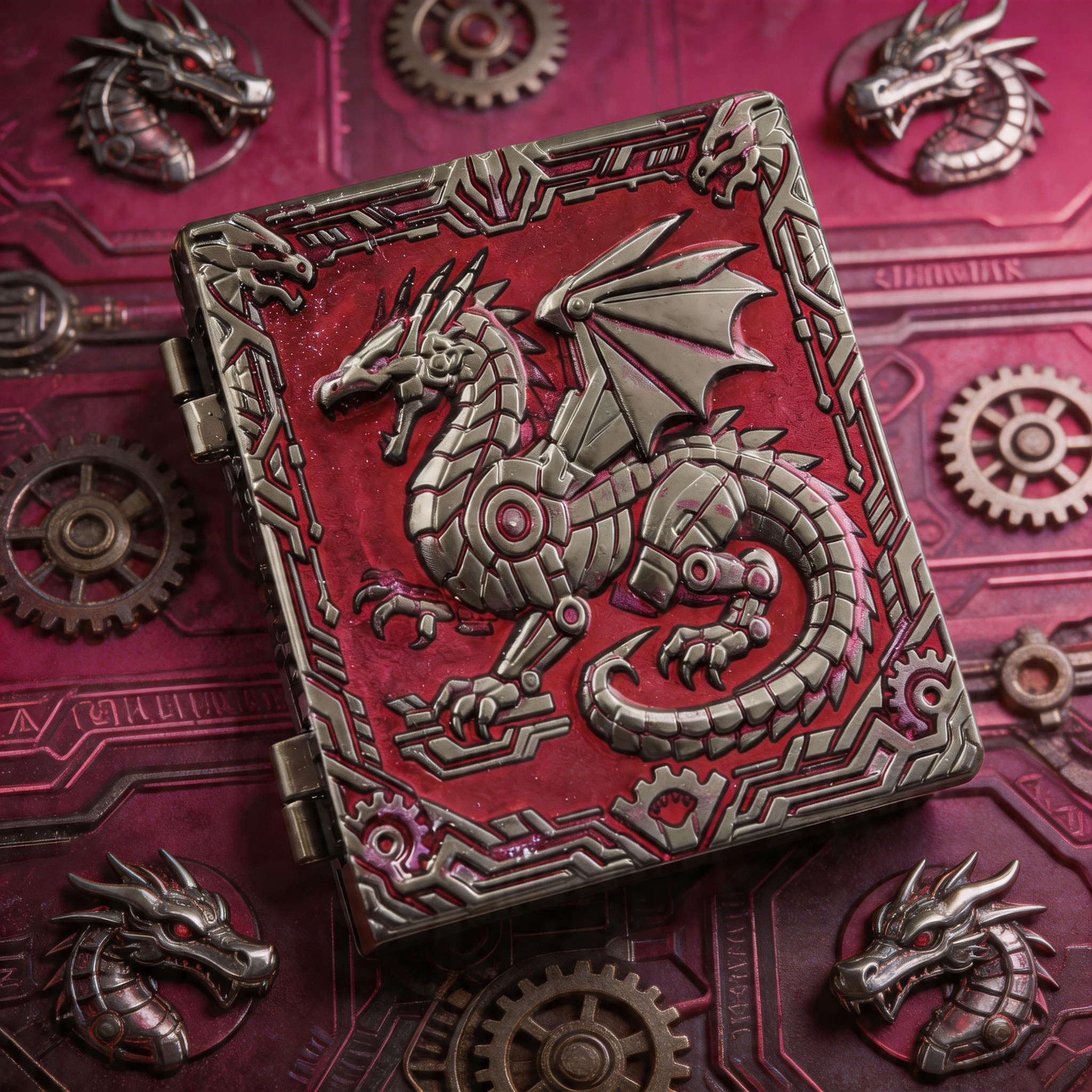 [NEW] Masters Dice Codex #002 – Grimoire | 7-in-1 Pocket Spinner DND Dice Set