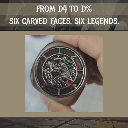 Masters Dice Relic #002 – 7-in-1 The Oracle’s Eye Cube Spinner DND Dice